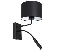 Nástenná lampa ARDEN 1xE27/60W+1xG9/8W/230V čierna/biela