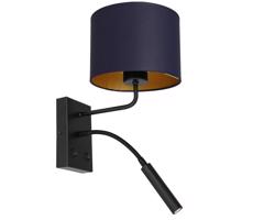 Nástenná lampa ARDEN 1xE27/60W+1xG9/8W/230V fialová/zlatá