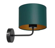 Nástenná lampa ARDEN 1xE27/60W/230V zelená/zlatá