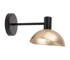 Nástenná lampa ARTIS 1xE14/40W/230V čierna/zlatá