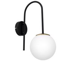 Nástenná lampa CAMBRIDGE 1xE14/60W/230V čierna/mosadz