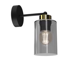 Nástenná lampa CHIC 1xE27/60W/230V čierna/šedá