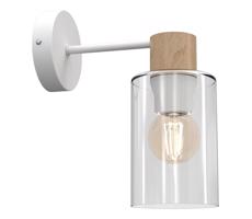 Nástenná lampa MADERA 1xE27/60W/230V biela/drevo