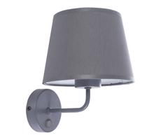 Nástenná lampa MAJA 1xE27/15W/230V šedá