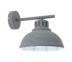 Nástenná lampa SVEN 1xE27/15W/230V šedá