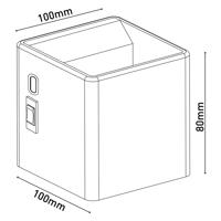 Nástenné LED svetlo Cube batéria magnetické čierna