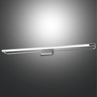 Nástenné LED svietidlo Rapallo, chróm, IP44, 80 cm