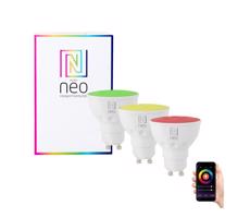 Neo  NEO 07777C - SADA 3x LED RGB+CCT Stmievateľná žiarovka GU10/4,8W/230V Tuya