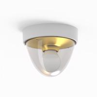 NOOK WHITE/GOLD SENSOR 7968, 1x E27, exterierove svietidlo