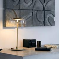 Nuura Blossi Table stolová LED lampa, zlatá/číra