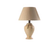 ONLI ONLI - Stolná lampa TRECCIA 1xE27/22W/230V 65 cm béžová