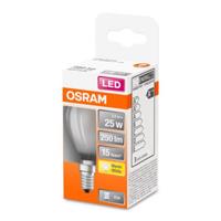 OSRAM Classic P LED žiarovka E14 2,5W 2.700K matná