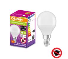 Osram LED Antibakteriálna žiarovka P40 E14/4,9W/230V 4000K - Osram