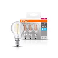 OSRAM LED E14 P40 4W filamentová 840 470lm 3ks