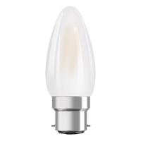 OSRAM LED sviečka B22d Classic 827 4W matná