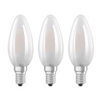 OSRAM LED sviečka E14 Classic B 4W 2700K matná 3ks