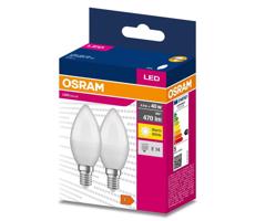 Osram SADA 2x LED Žiarovka B35 E14/4,9W/230V 3000K - Osram