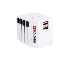 PA48 - Medzinárodný cestovný adaptér 230V + 2x USB port