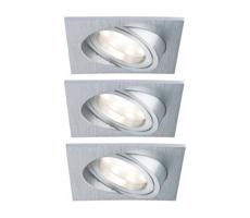 Paulmann Paulmann 92839 - SADA 3x LED/7W IP23 Kúpeľňové podhľadové svietidlo COIN 230V