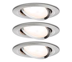 Paulmann Paulmann 93649-SADA 3x LED GU10/5W IP23 Kúpeľňové podhľadové svietidlo NOVA 230V