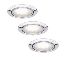 Paulmann Paulmann 99814 - SET 3x LED Podhľadové svietidlo MICRO LINE LED/1W/230V/12V