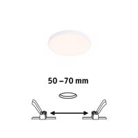 Paulmann Veluna Edge LED zapustená IP44 3000K Ø 9cm