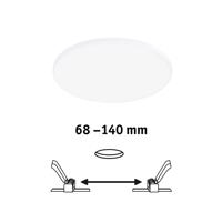 Paulmann Veluna Edge LED zapustená IP44 4 000K Ø 16cm