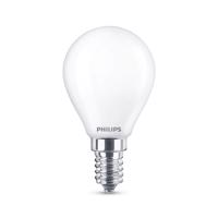 Philips Classic LED žiarovka E14 P45 6,5W matná