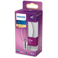 Philips Classic sviečková LED E14 B35 1,4W číra