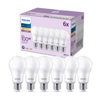 Philips LED E27 13W 1 521lm 2 700 K matná 6 ks