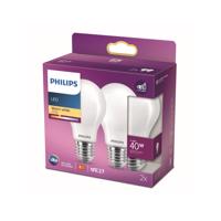 Philips LED žiarovka E27 4,5W 2700K opálová 2 kusy