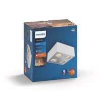 Philips myLiving LED bodové svetlá Box 4-pl. biela