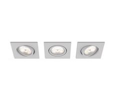 Philips Philips 50123/87/P0 - SADA 3x LED Stmievateľné svietidlo CASEMENT LED/4,5W/230V