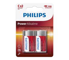 Philips Philips LR14P2B/10 - 2 ks Alkalická batéria C POWER ALKALINE 1,5V 7200mAh