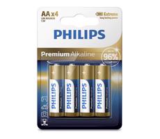 Philips Philips LR6M4B/10 - 4 ks Alkalická batéria AA PREMIUM ALKALINE 1,5V 3200mAh