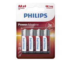 Philips Philips LR6P4B/10 - 4 ks Alkalická batéria AA POWER ALKALINE 1,5V 2600mAh