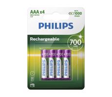 Philips Philips R03B4A70/10 - 4 ks Nabíjacie batérie AAA MULTILIFE NiMH/1,2V/700 mAh