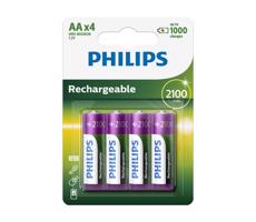 Philips Philips R6B4A210/10 - 4 ks Nabíjacie batérie AA MULTILIFE NiMH/1,2V/2100 mAh