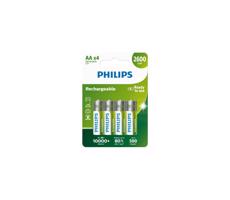 Philips Philips R6B4B260/10 - 4 ks Nabíjacia batéria AA NiMH/1,2V/2600 mAh