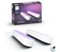 Philips Philips - SADA 2x LED RGB Stmievateľná stolná lampa Hue AMBIANCE LED/6W/230V biela