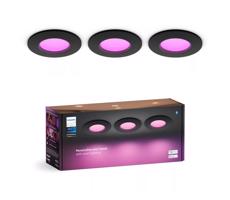 Philips Philips -SADA 3x LED RGBW Stmievateľné kúpeľňové svietidlo Hue SLIM LED/8,3W/230V