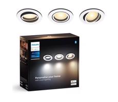 Philips Philips-SADA 3xLED Stmievateľné podhľadové svietidlo Hue MILLISKIN 1xGU10/4,2W/230