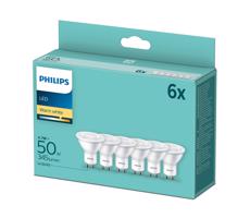 Philips SADA 6x LED Žiarovka Philips GU10/4,7W/230V 2700K