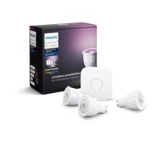 Philips Základná sada Philips Hue WHITE AND COLOR AMBIANCE 3xGU10/6,5W/230V 2000-6500K