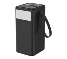 Powerbanka 60000 mAh 20W PD 4xUSB-A + 2xUSB-C s LED baterkou a USB-C káblom 1m