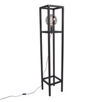 Priemyselná stojaca lampa čierna - Big Cage 2