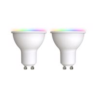 Prios Smart LED GU10 plast 4,7W RGBW CCT Tuya opál sada 2