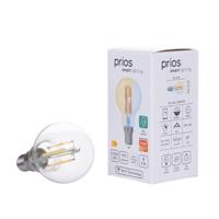 Prios Smart LED kvapková žiarovka sada 2 žiaroviek E14 4,2 W CCT číra Tuya