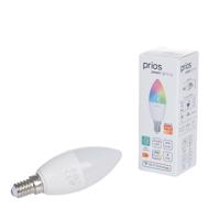 Prios Smart LED žiarovka E14 4,9W RGB Tuya WLAN matná CCT