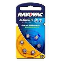 Rayovac 10Acoustic 1,4V 105m/Ah lítiový akumulátor